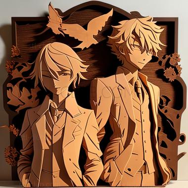 3D мадэль Я хочу Оцуку из Bungo Stray Dogs (STL)